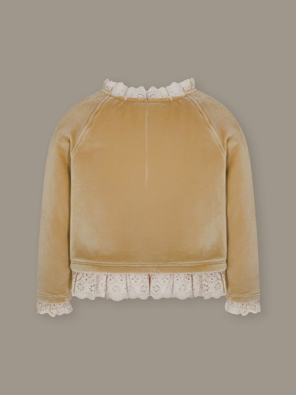 Cocoa Brown Velvet Cozy Sweatshirt