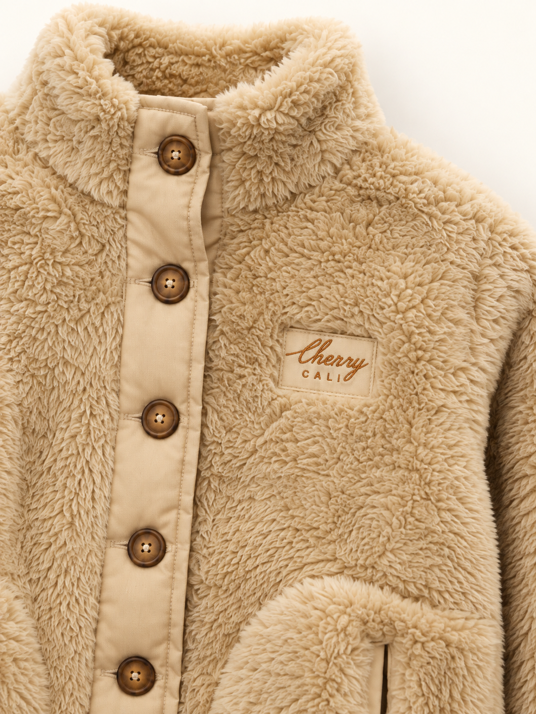 Unisex Kids Cozy Teddy Fleece Coat