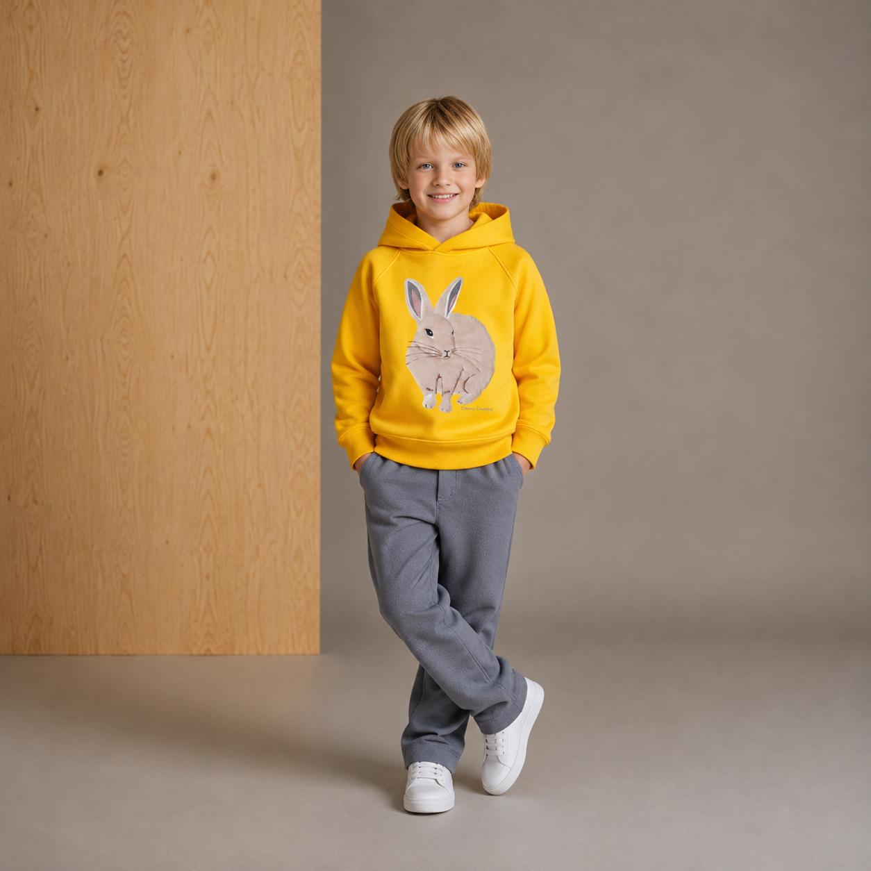 Senfgelber Golden Glow Hoodie