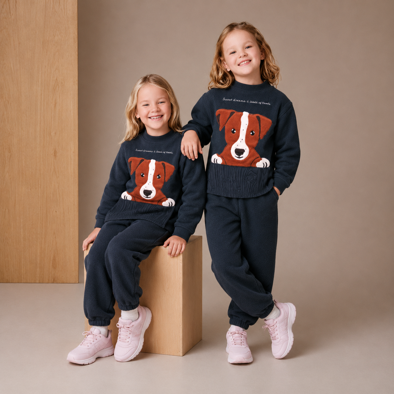 Multicolor Cozy Colorblock Nightsuit