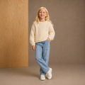 Peach Intarsia Sweet Stylish Sweater