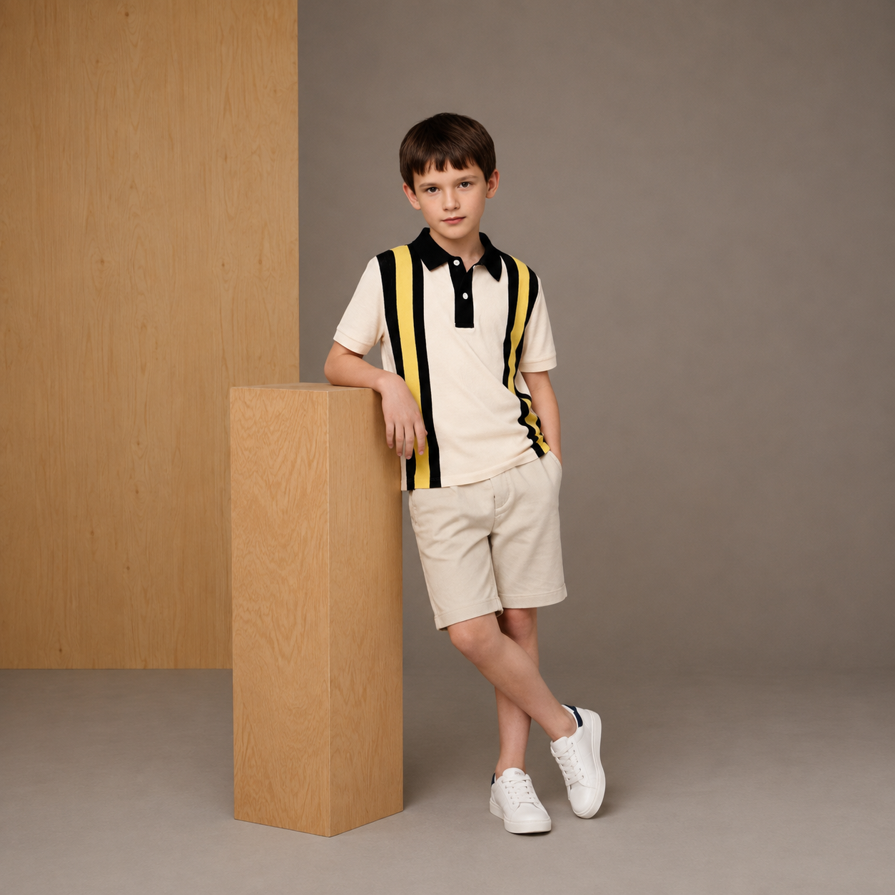 Chemise d'été tendance et légère couleur crème