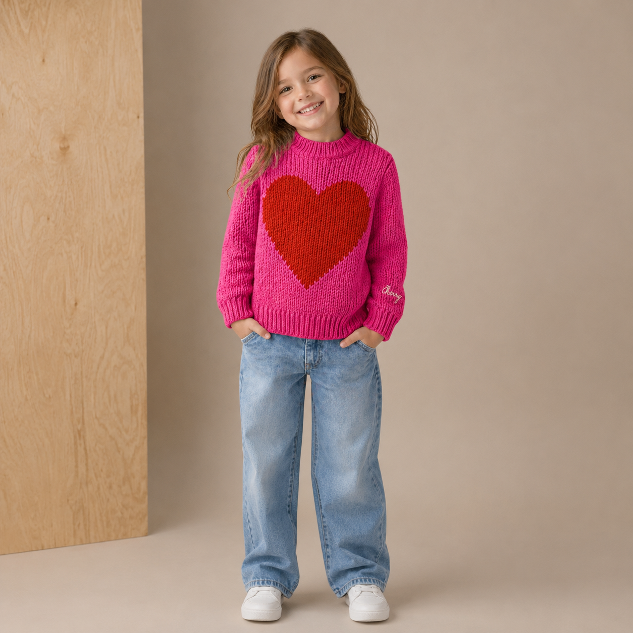 Cozy Pink Knit Sweater