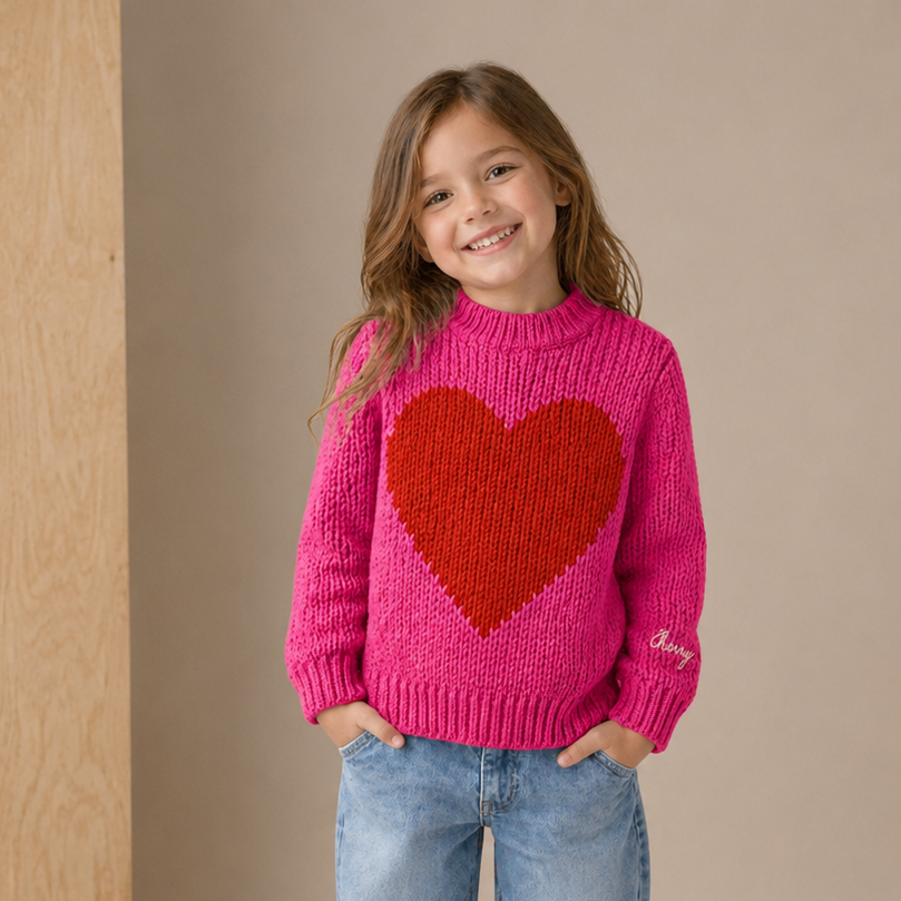 Cozy Pink Knit Sweater