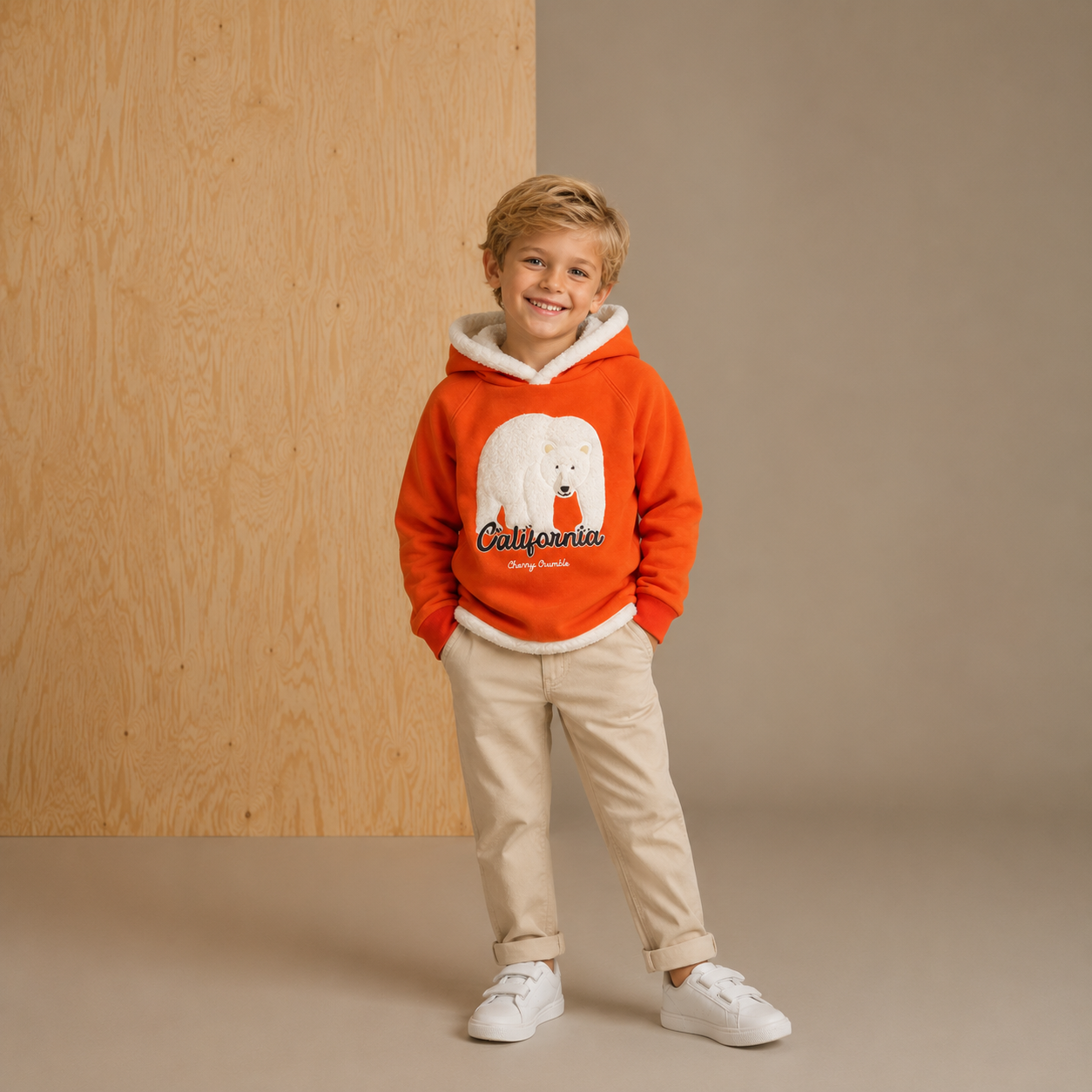 Unisex Sunny Orange Cozy Hoodie