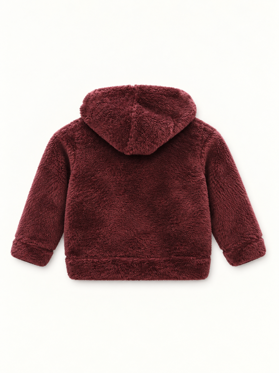 Unisex Kids Cherry Teddy Fleece Hoodie