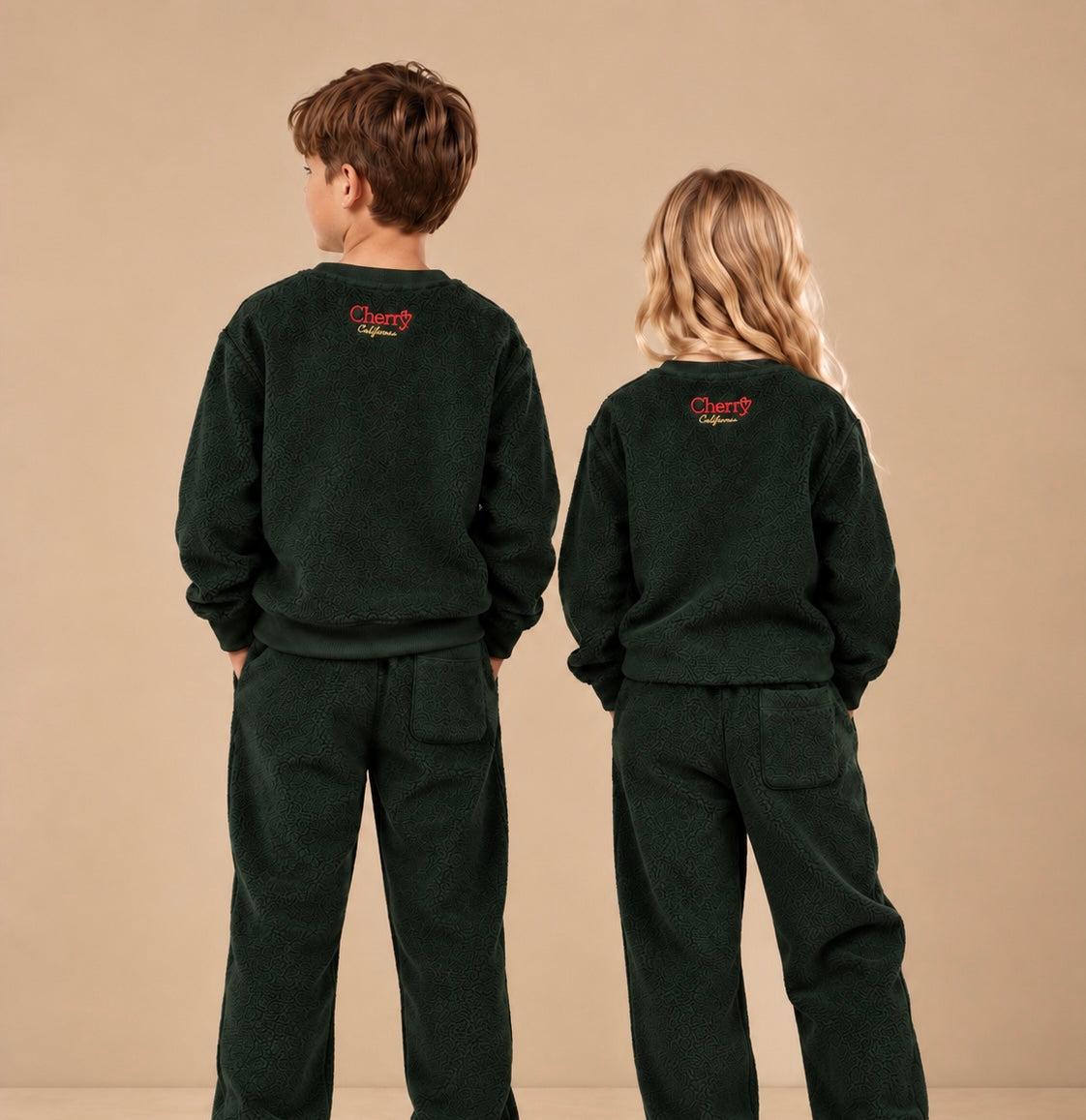Unisex Kids Reindeer Fleece Winter Co-ord Set