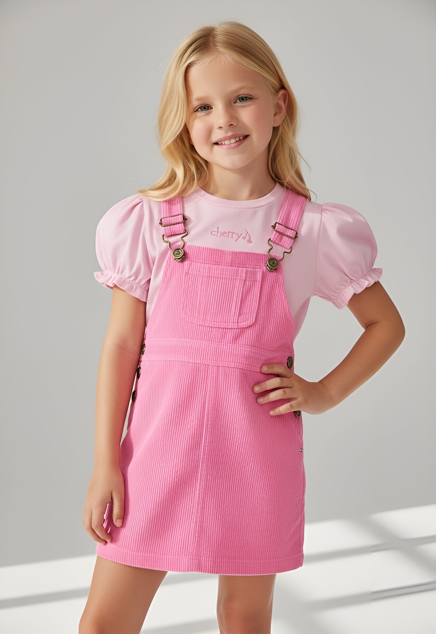 Pretty Pink Striped Summer Dress