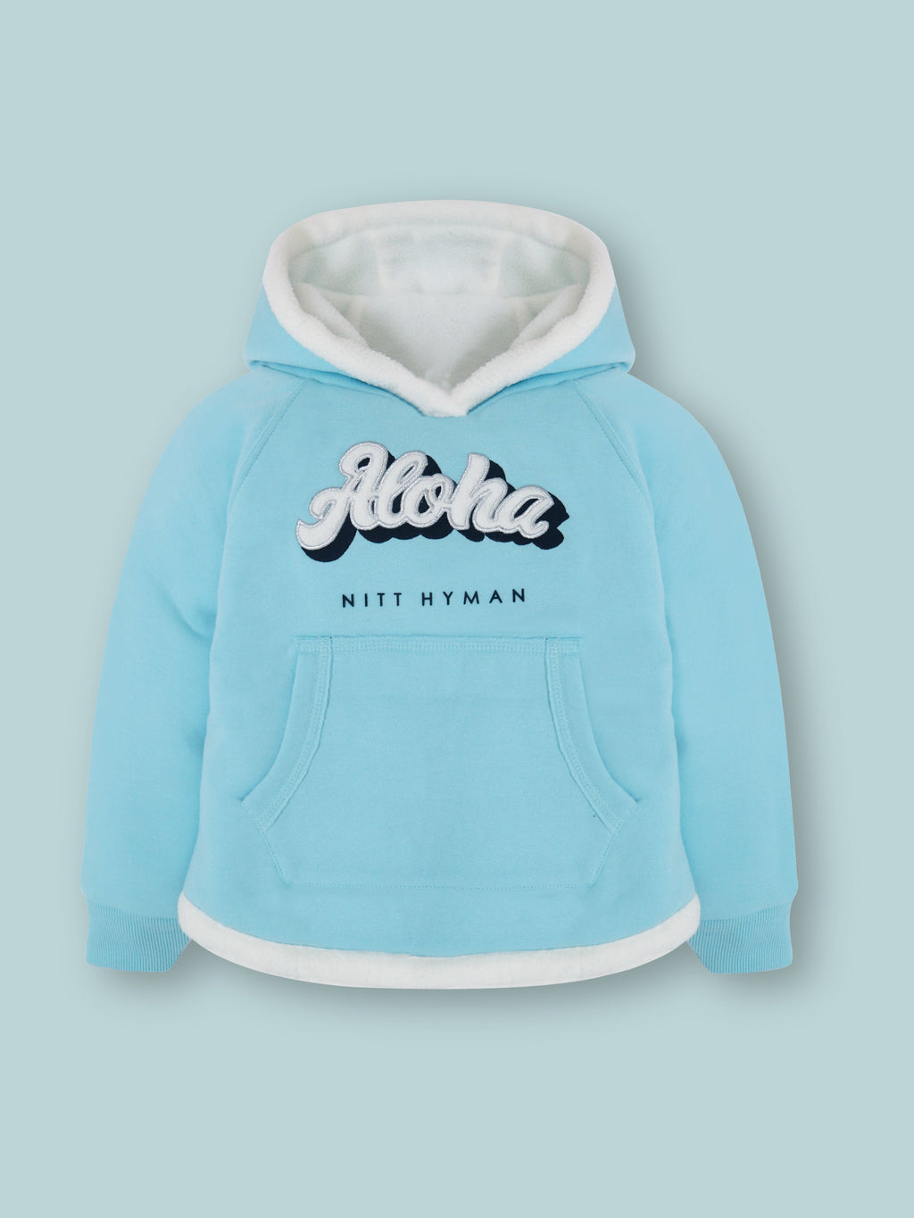 Sky Blue Reversible Hoodie