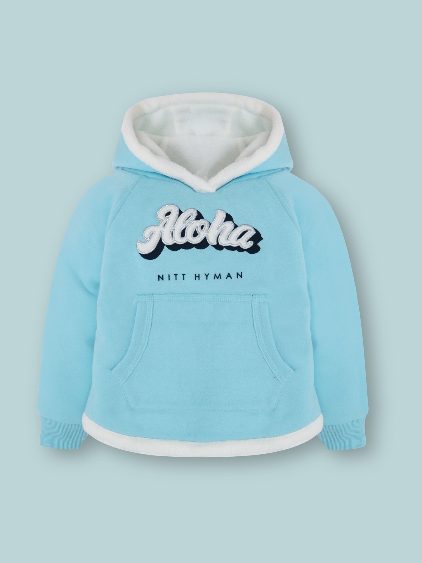 Sky Blue Reversible Hoodie