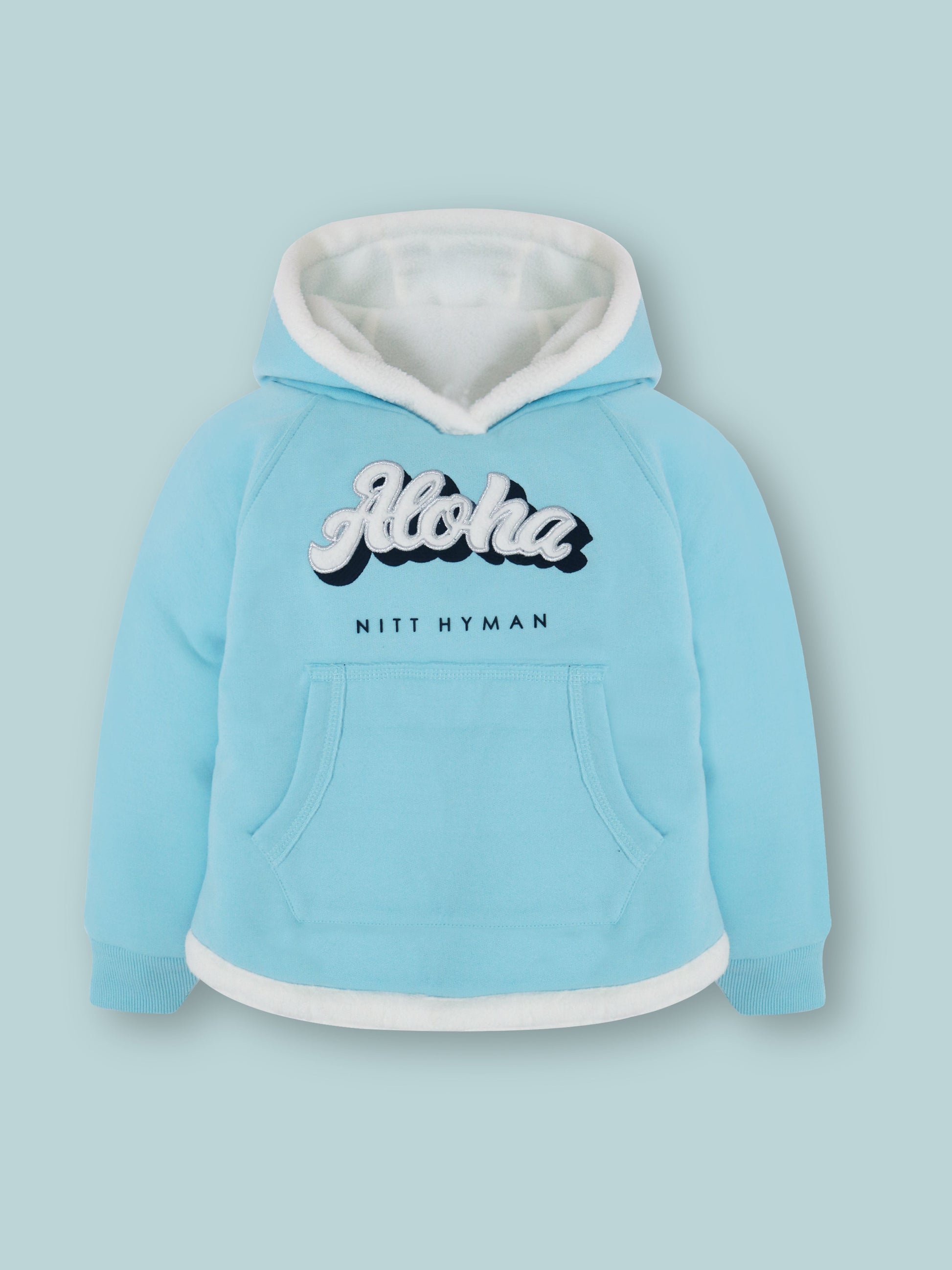 Sky Blue Reversible Hoodie