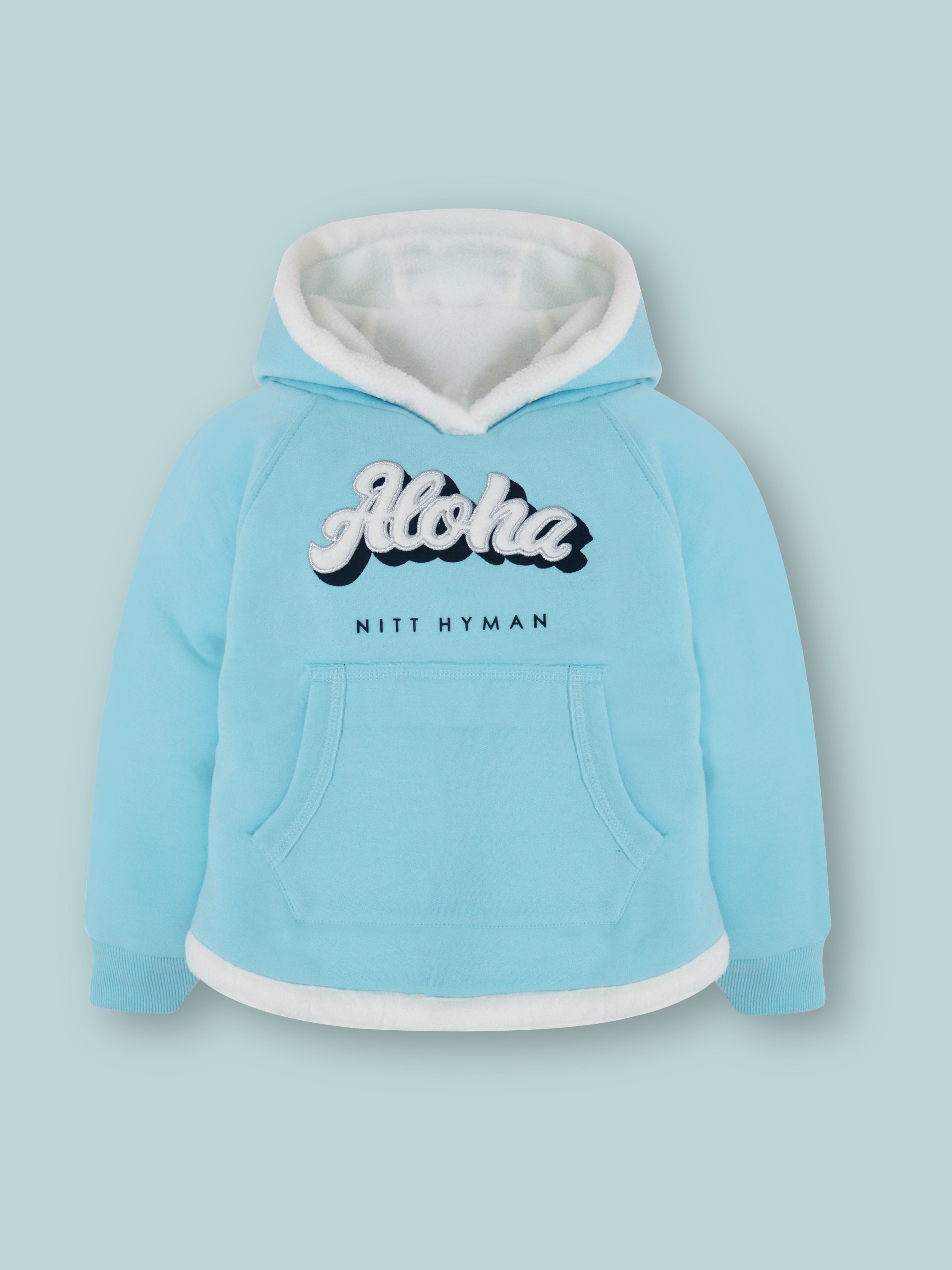 Sky Blue Reversible Hoodie