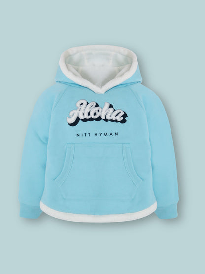 Sky Blue Reversible Hoodie
