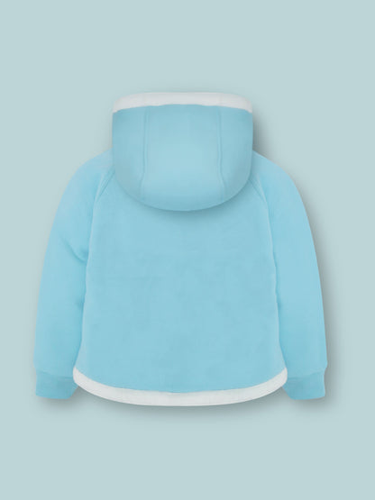 Sky Blue Reversible Hoodie