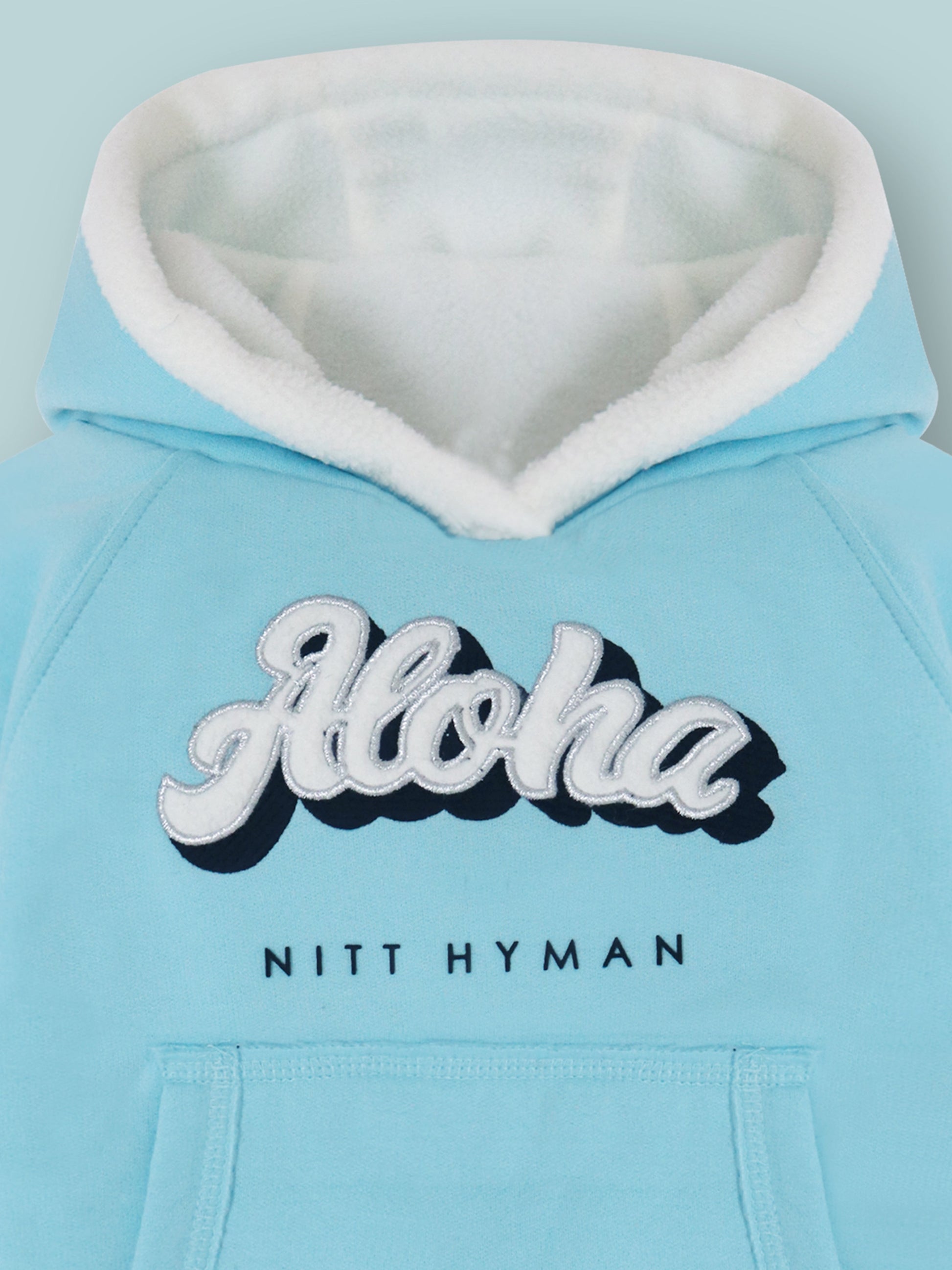 Sky Blue Reversible Hoodie