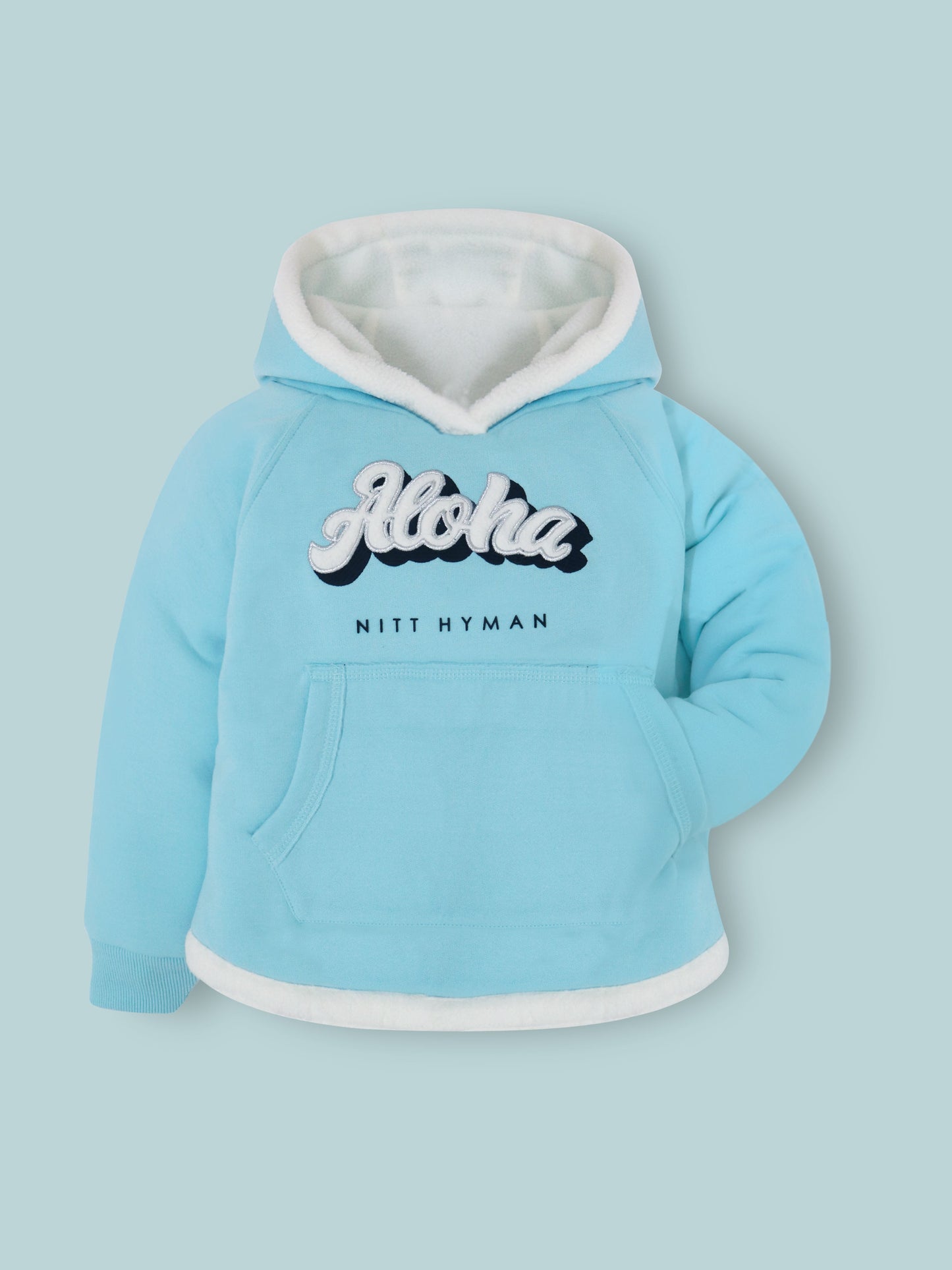 Sky Blue Reversible Hoodie