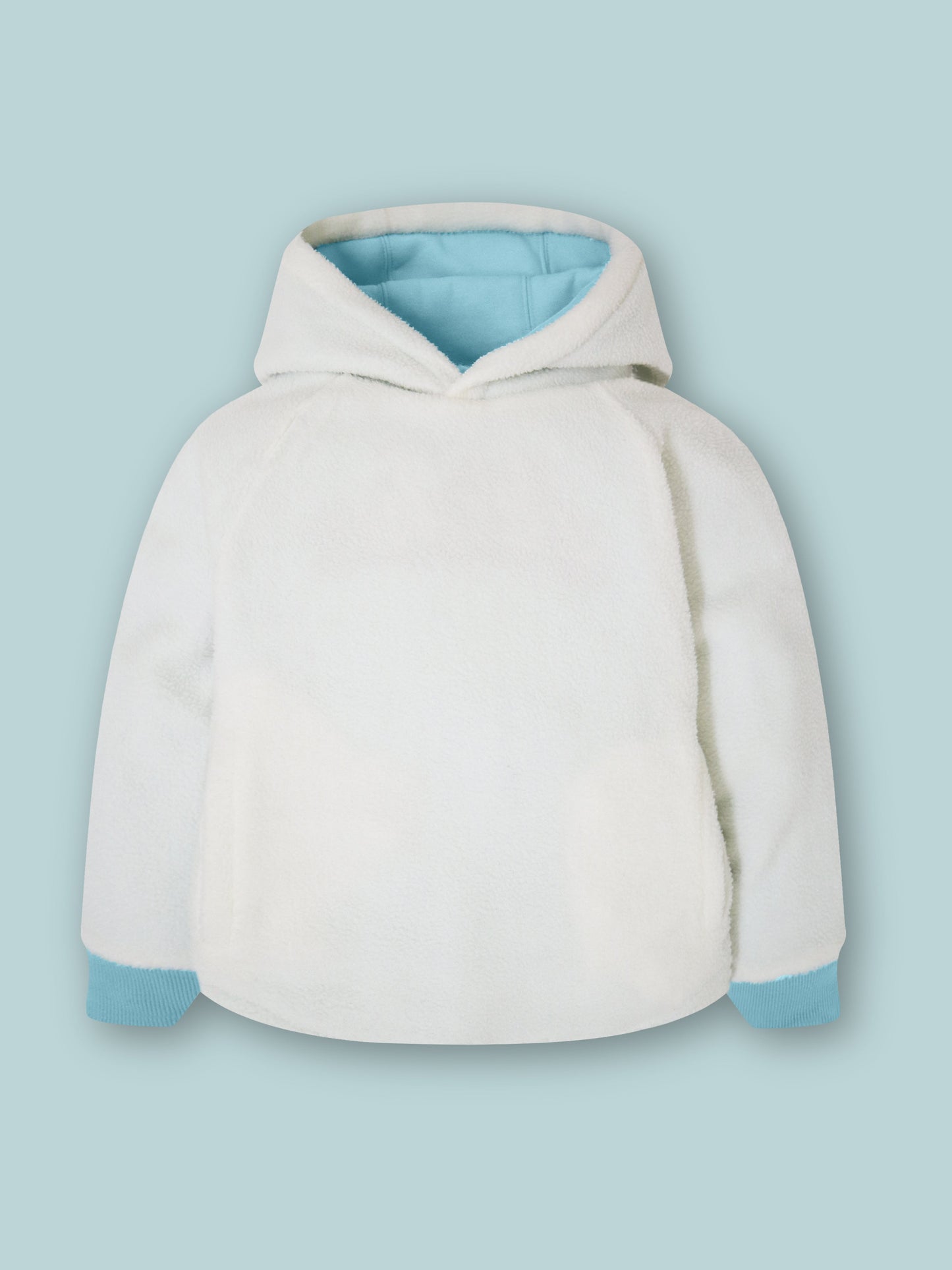 Sky Blue Reversible Hoodie