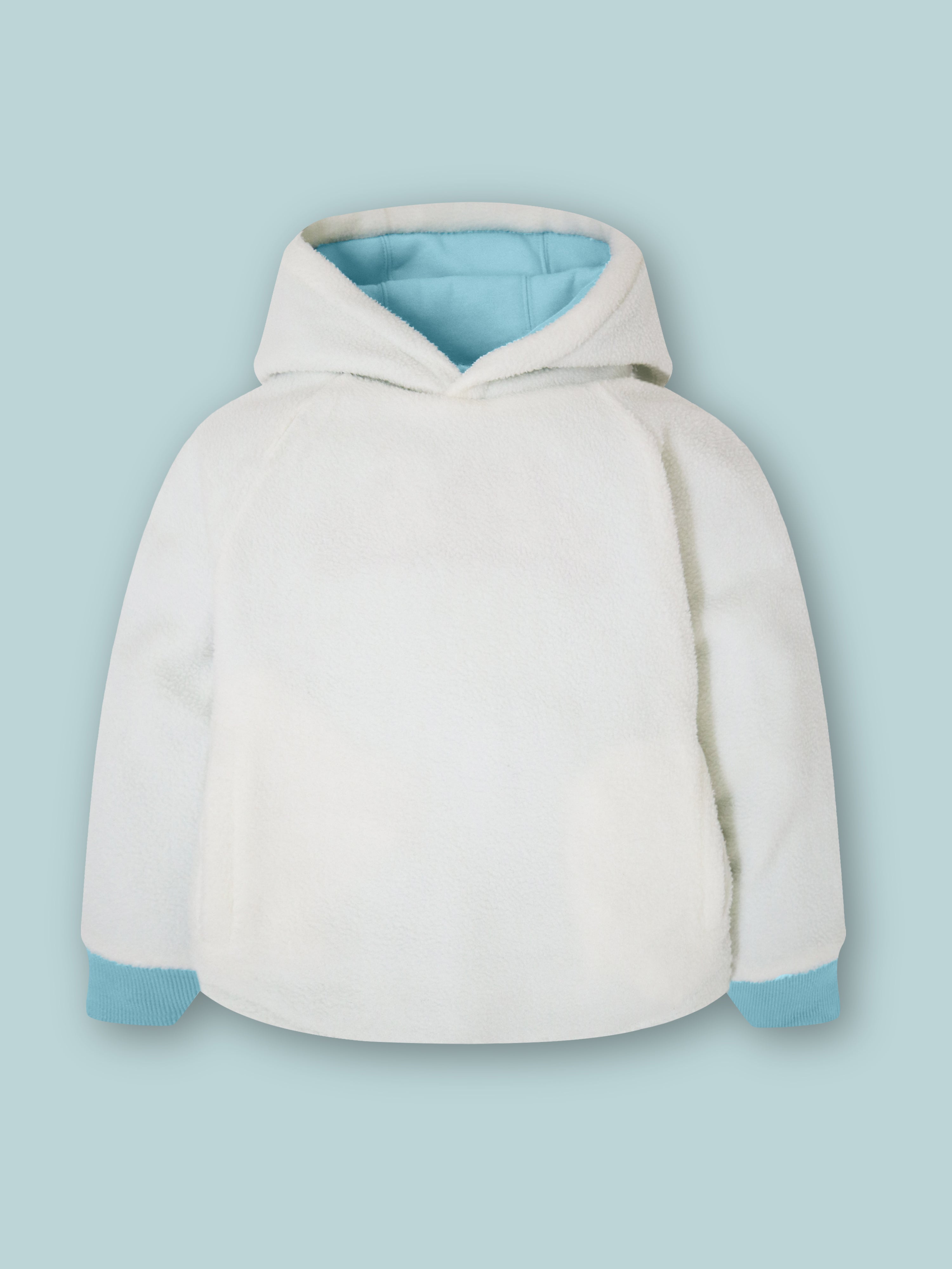 Sky Blue Reversible Hoodie