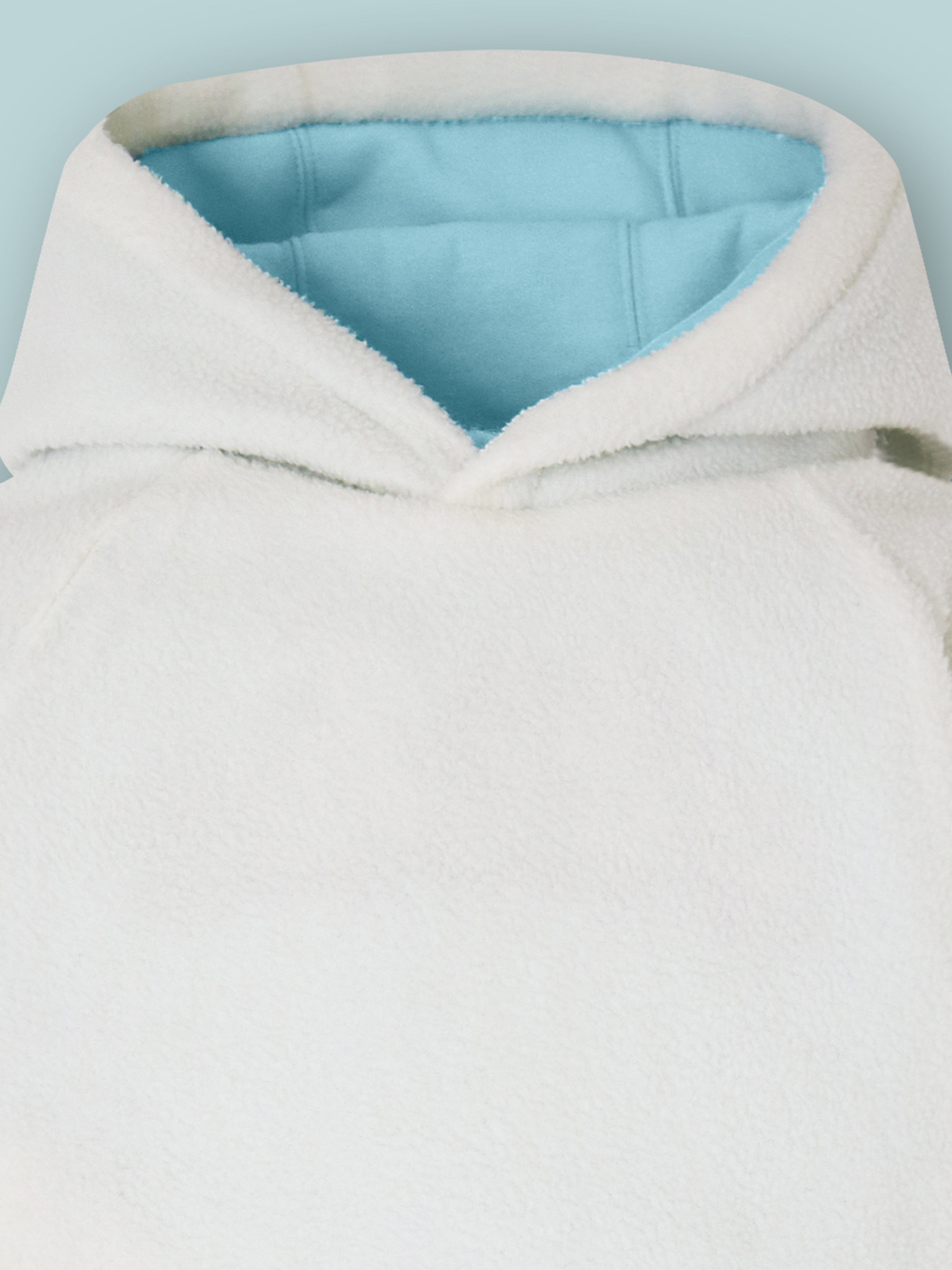 Sky Blue Reversible Hoodie