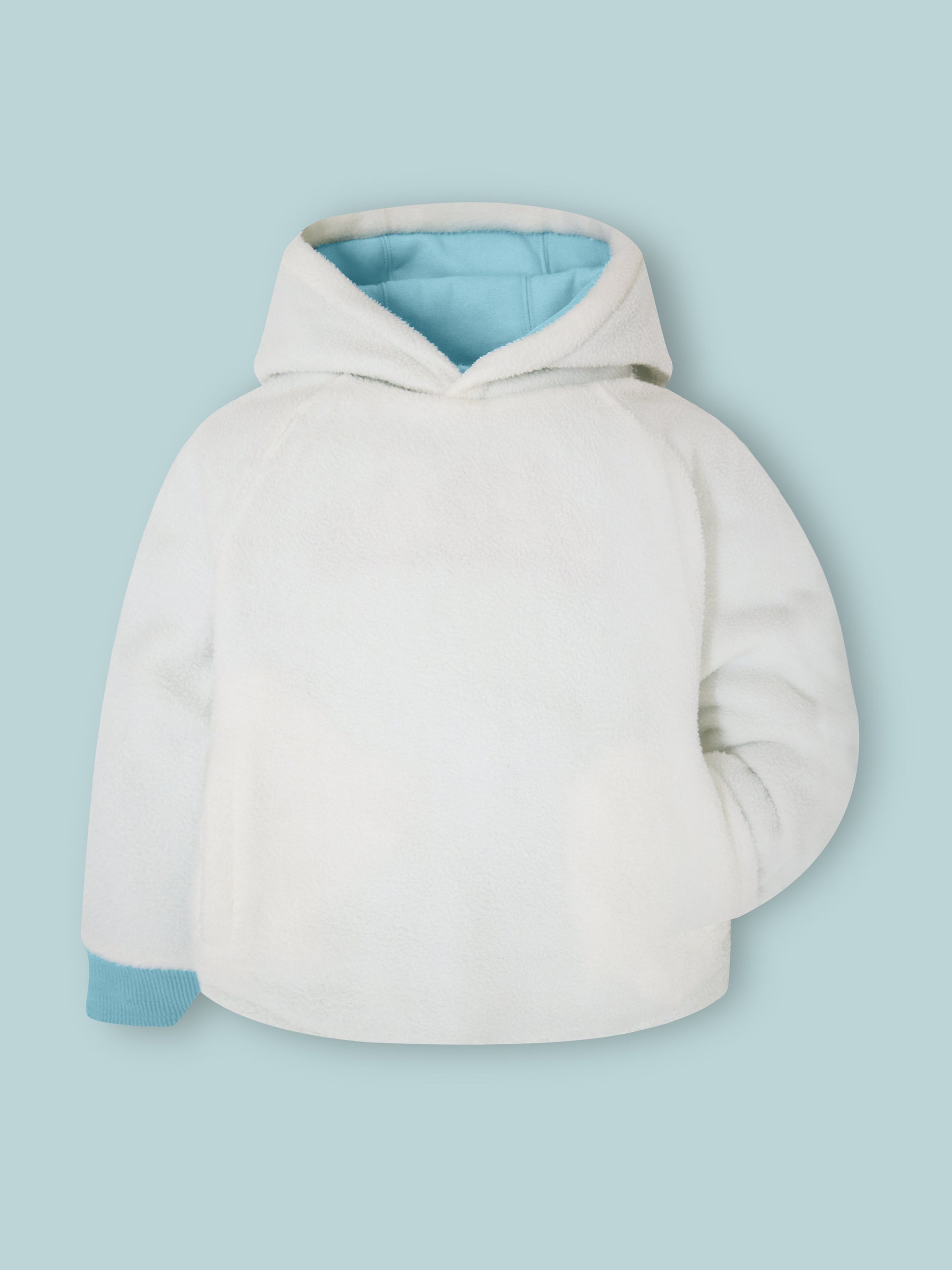 Sky Blue Reversible Hoodie