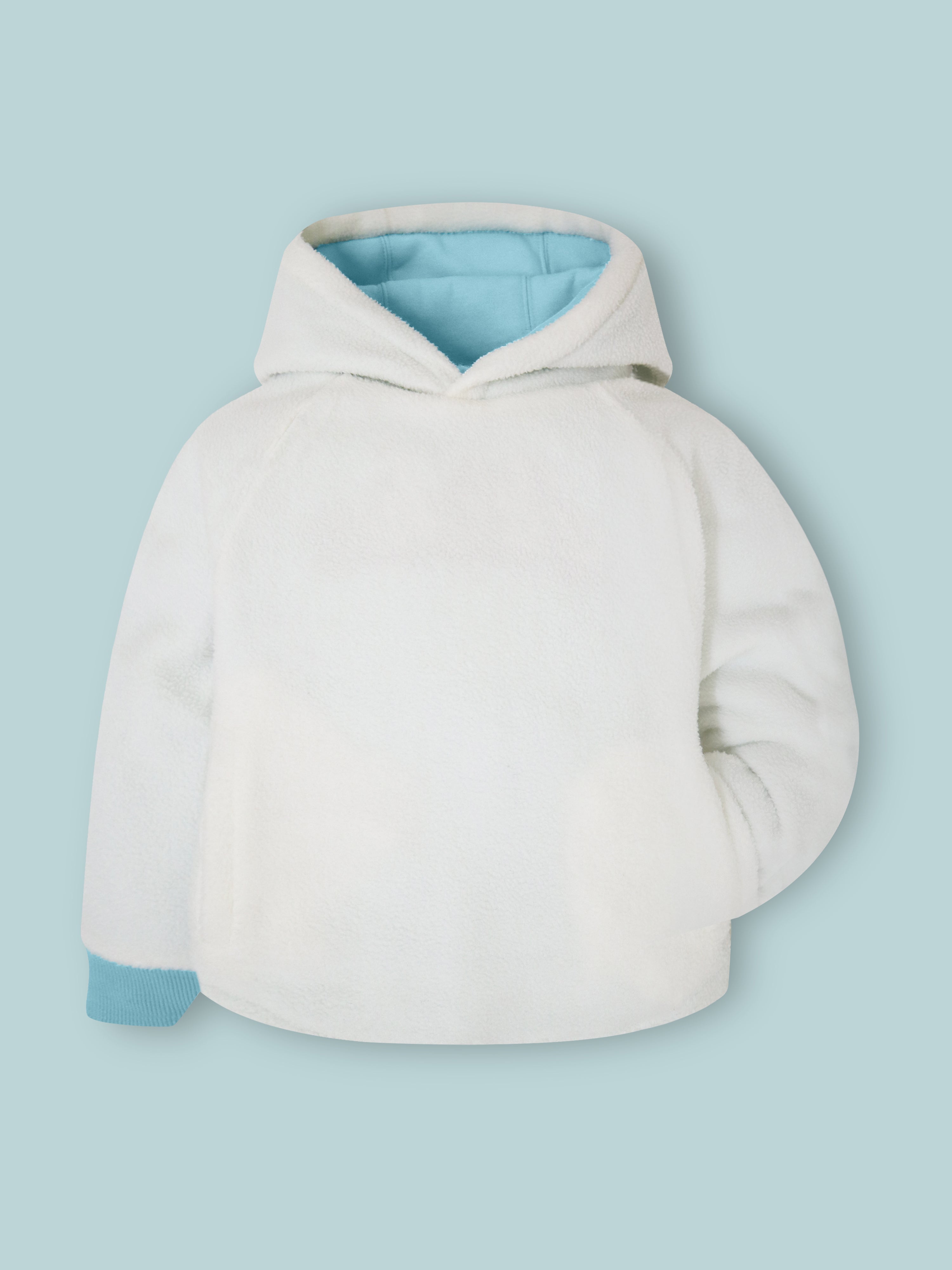 Sky Blue Reversible Hoodie