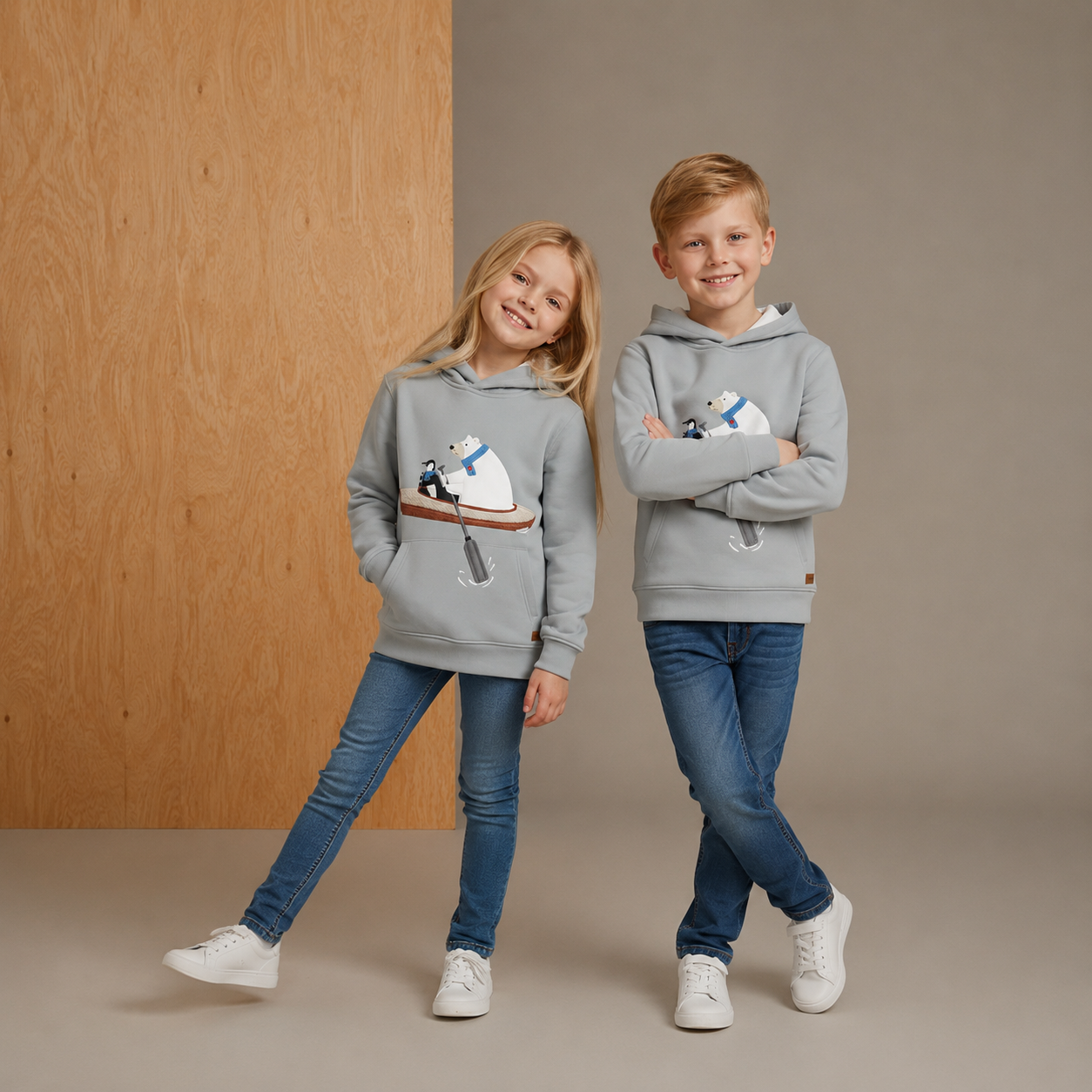 Unisex Soft Grey Sweatshirt