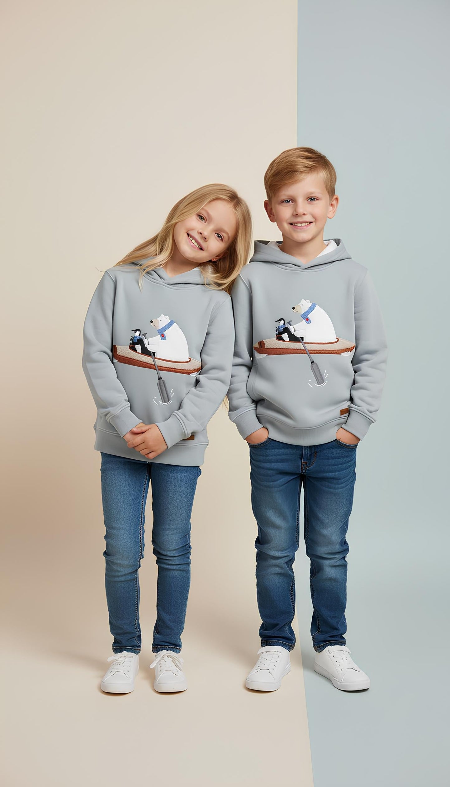 Unisex Soft Grey Sweatshirt