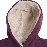 This Sherpa Hooded Sweatshirt Is All You Need This Holiday Season. A Classic Sweatshirt With Long Sleeves, Ribbed Cuffs & Hemline. The Cute Santa Appliqué In The Front Is Soft & Remains .