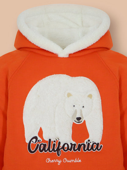Unisex Sunny Orange Cozy Hoodie