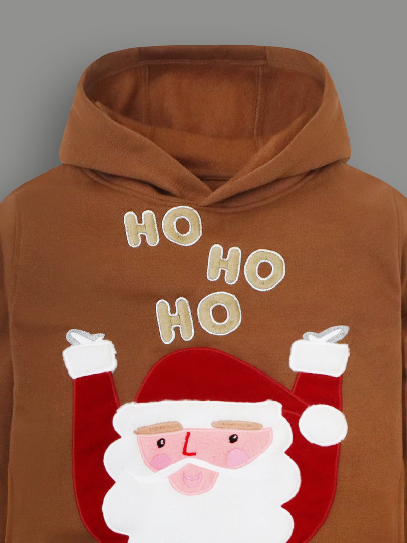 Wrap your little ones in warmth and style with the Cherry Crumble Brown Solid Hooded Winter Hoodie, designed to keep boys and girls cozy throughout the chilly season. Made from 100% premium polyester