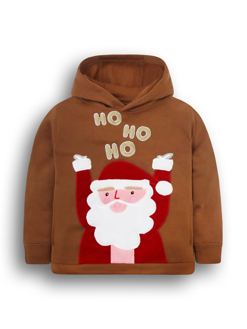 Wrap your little ones in warmth and style with the Cherry Crumble Brown Solid Hooded Winter Hoodie, designed to keep boys and girls cozy throughout the chilly season. Made from 100% premium polyester