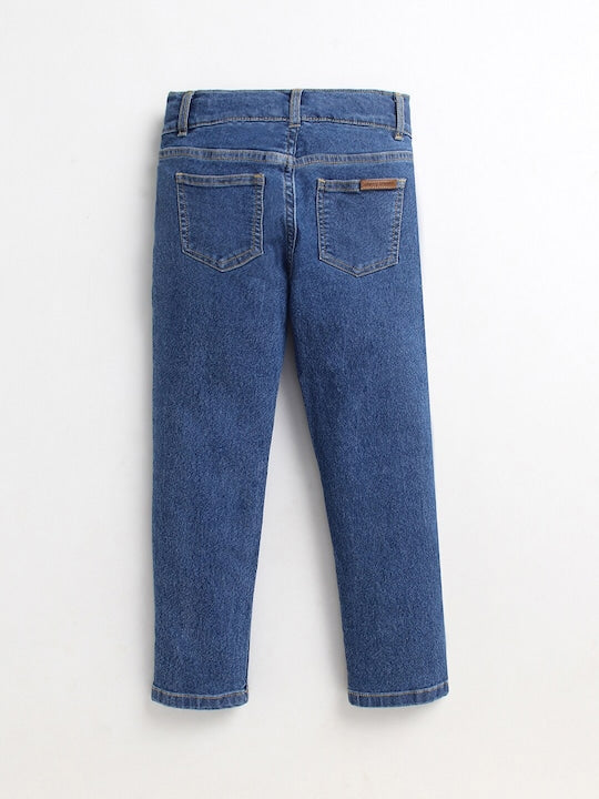 Cherry Crumble Blue Breezy-Luxe Summer Track Pants