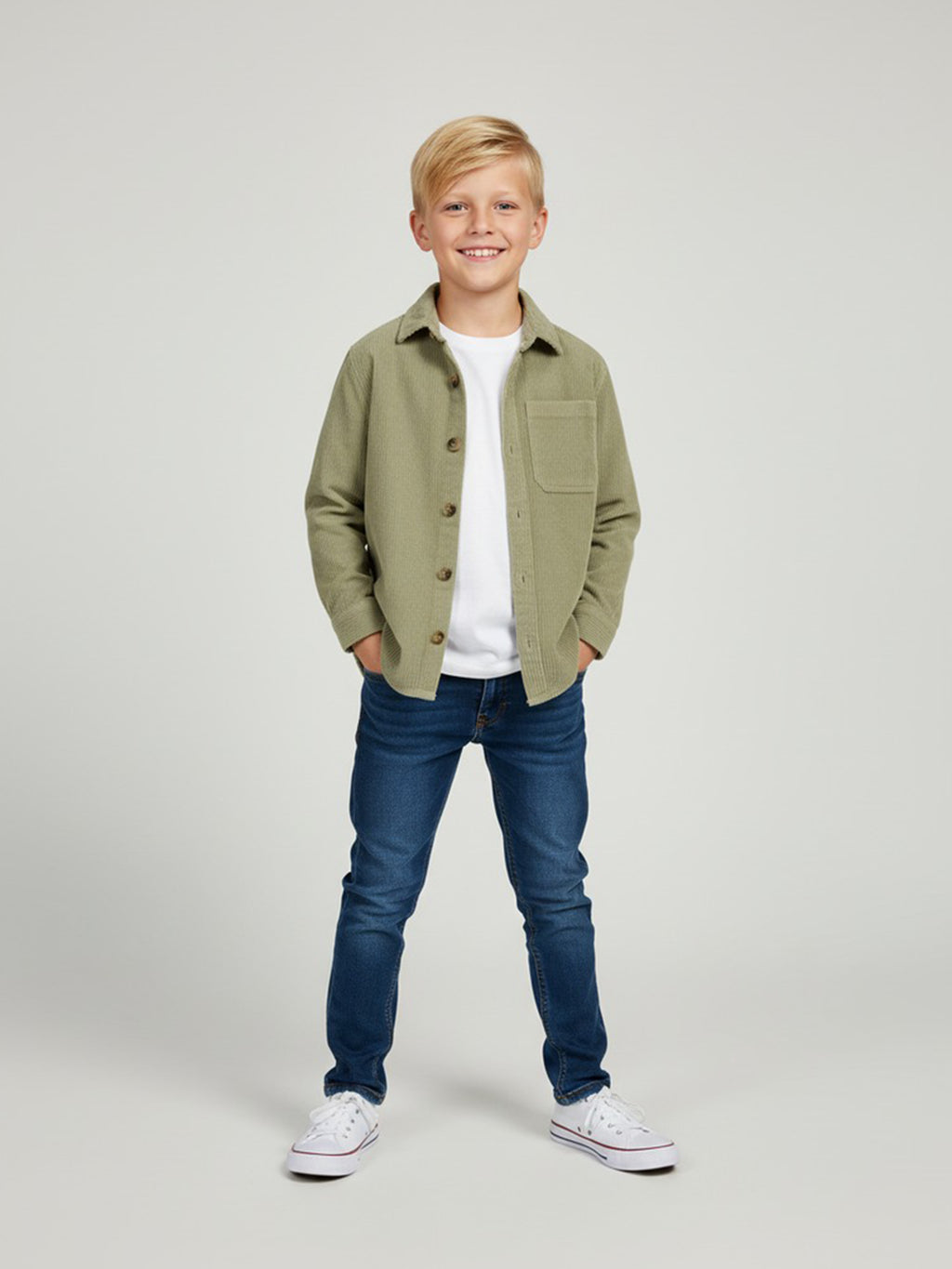 Classic Olive Comfort Fit Shirt