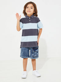 Multicolor Striped Cozy Elegant Summer Tshirt