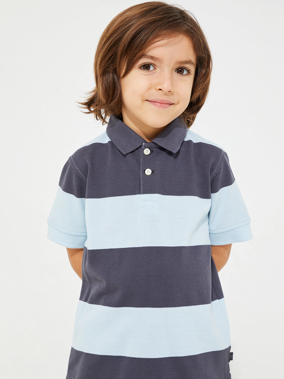 Cherry Crumble Multicolor Striped Cozy Elegant Summer Tshirt