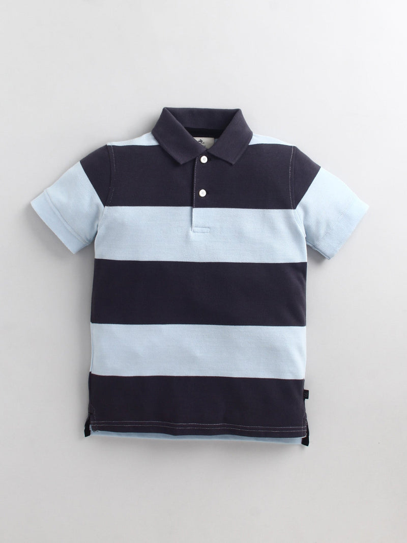 Multicolor Striped Cozy Elegant Summer Tshirt