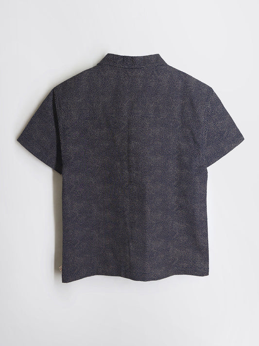 Cherry Crumble Beige Playful-Classic Summer Shirt