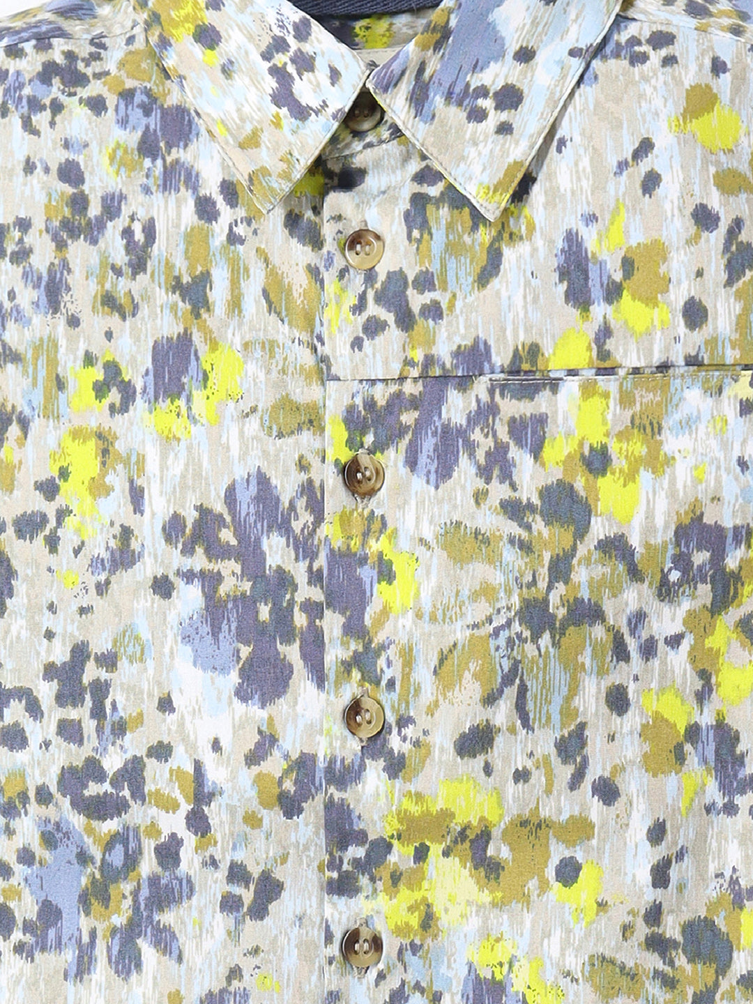 Cherry Crumble Multicolor Breezy-Luxe Summer Shirt