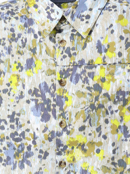 Cherry Crumble Multicolor Breezy-Luxe Summer Shirt