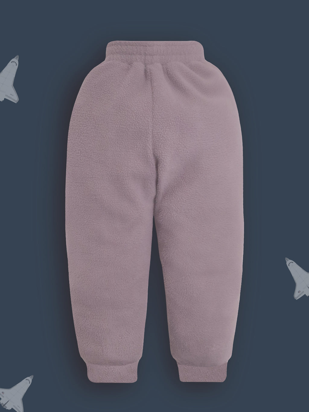 Cherry Crumble Grey Solid Applique Lovely Graceful Winter Nightsuit