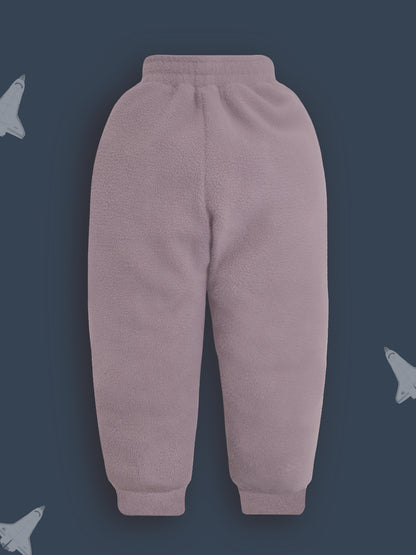 Cherry Crumble Grey Solid Applique Lovely Graceful Winter Nightsuit