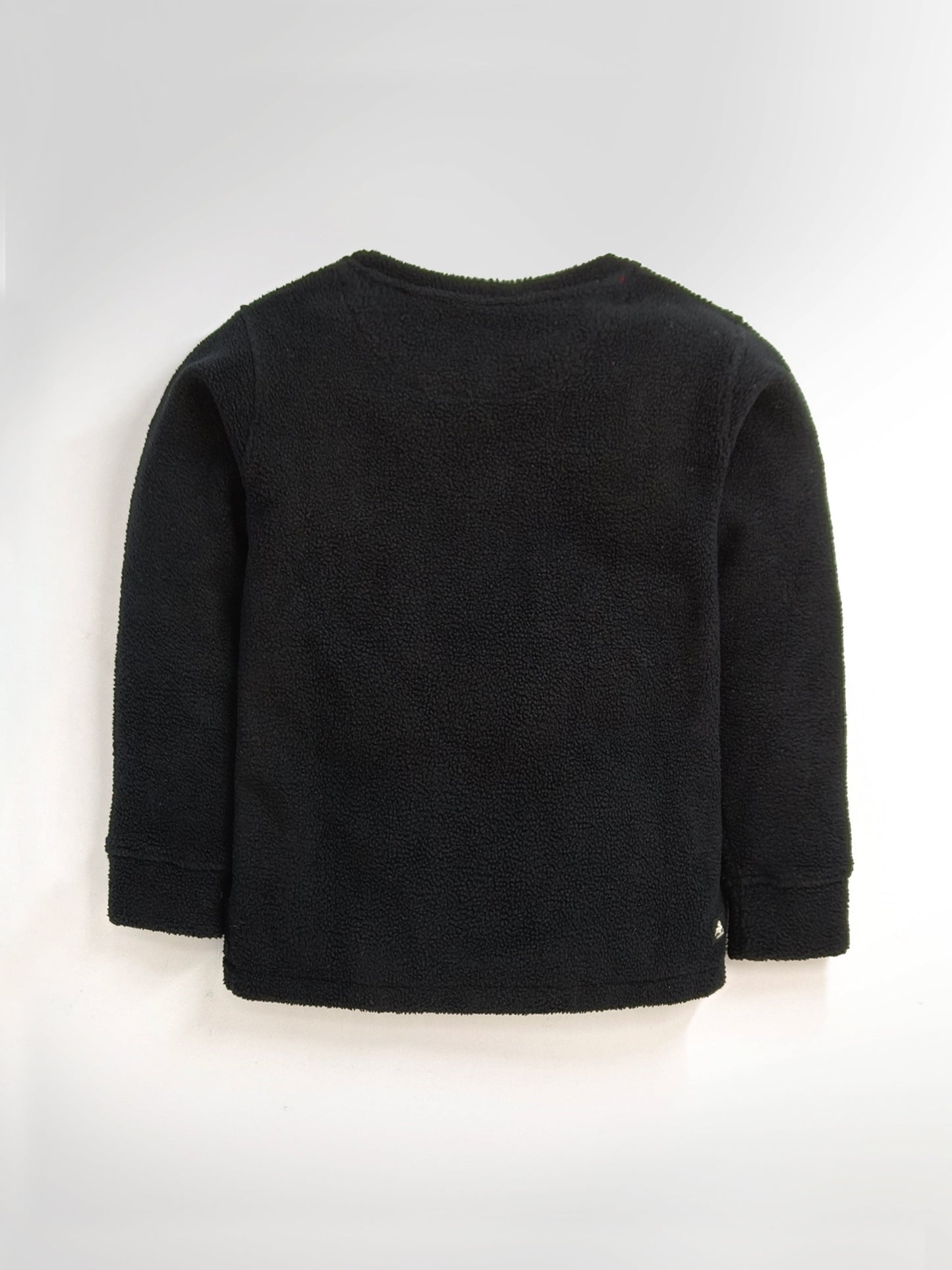 Cherry Crumble Cozy Black Winter Nightsuit for Little Dreamers