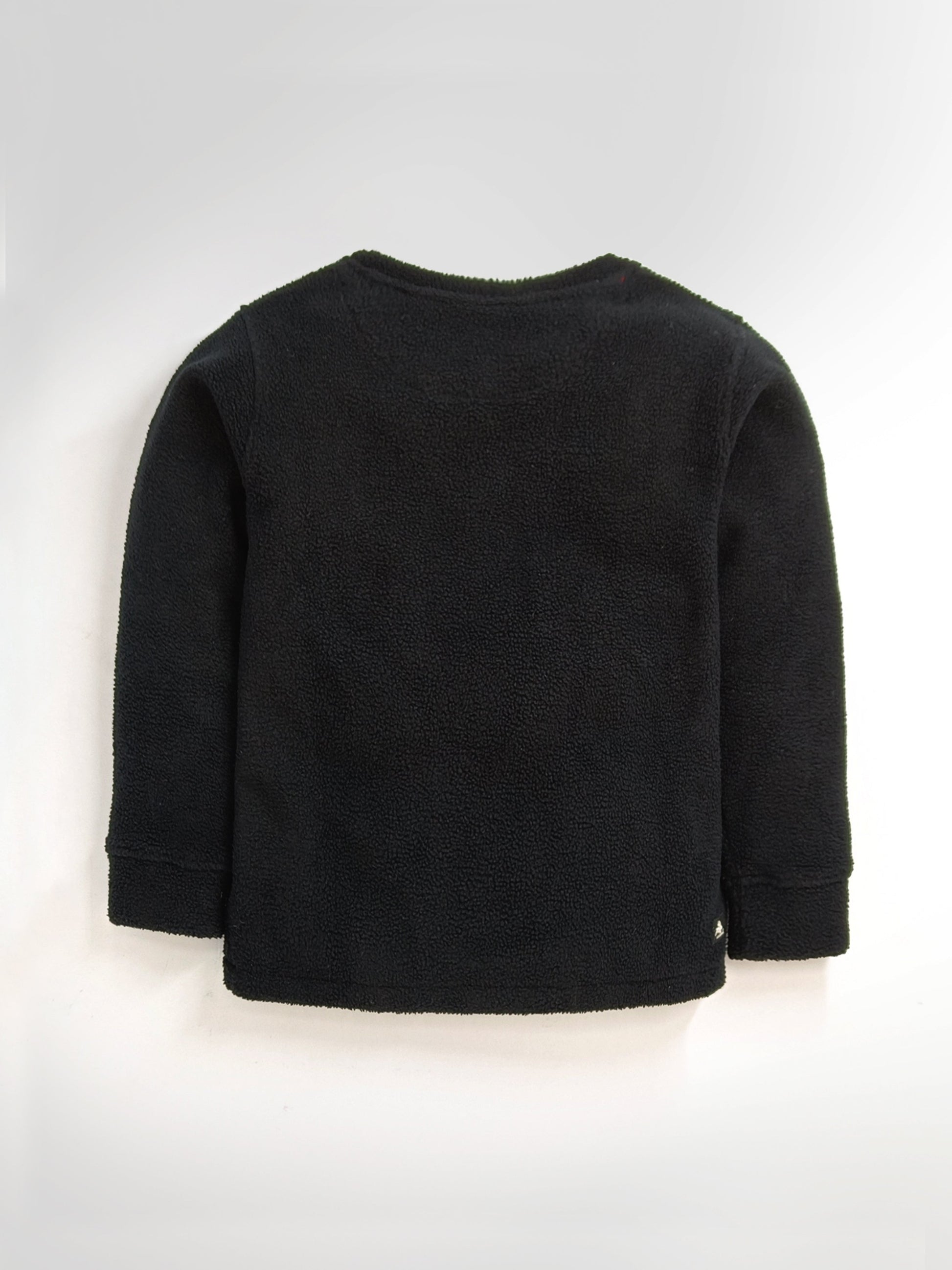 Cherry Crumble Cozy Black Winter Nightsuit for Little Dreamers