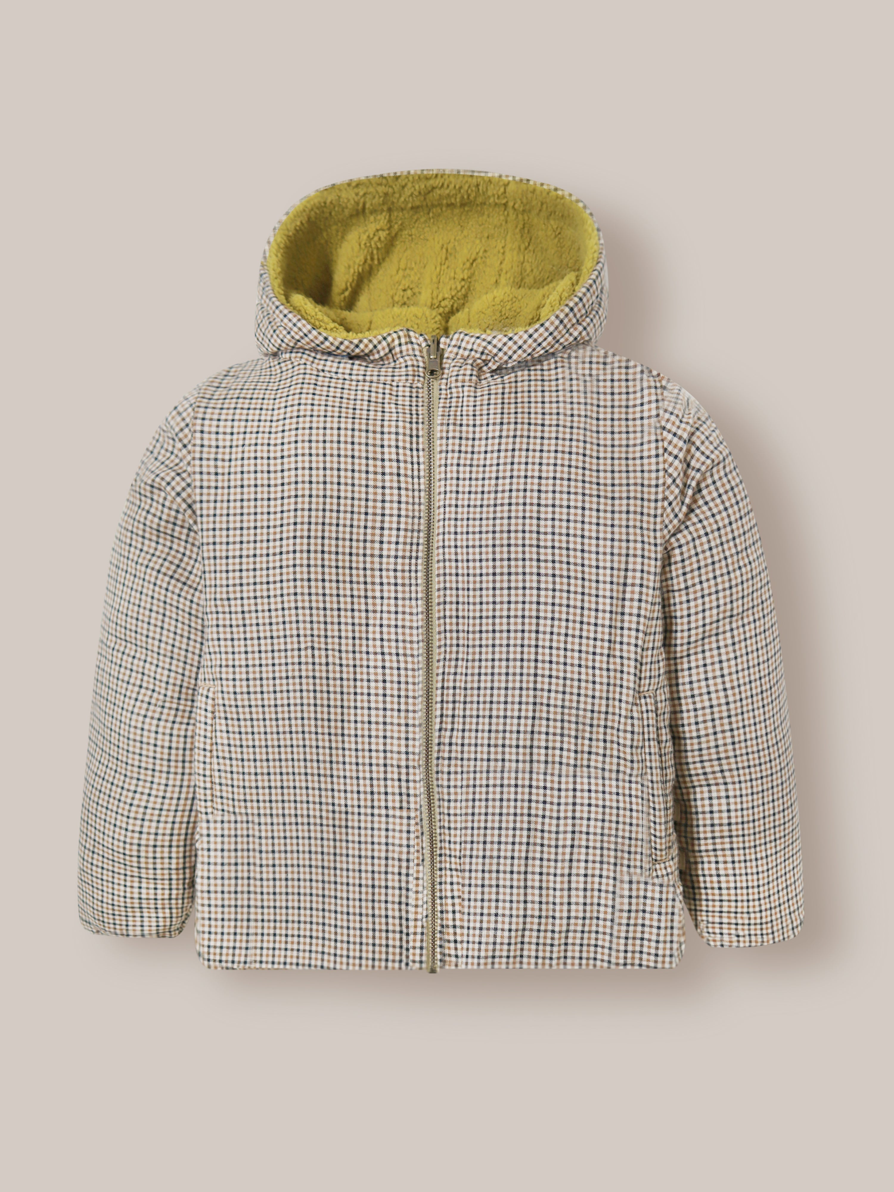 Cherry Crumble Playful Checks Jacket