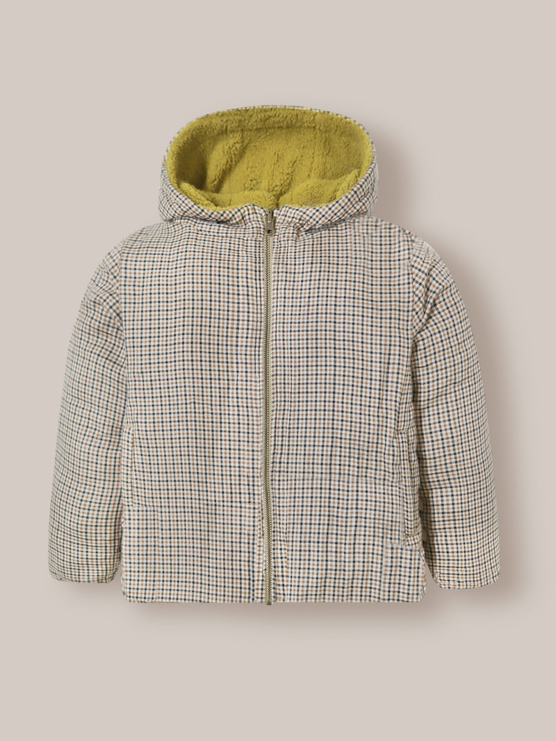 Playful Checks Reversible Jacket