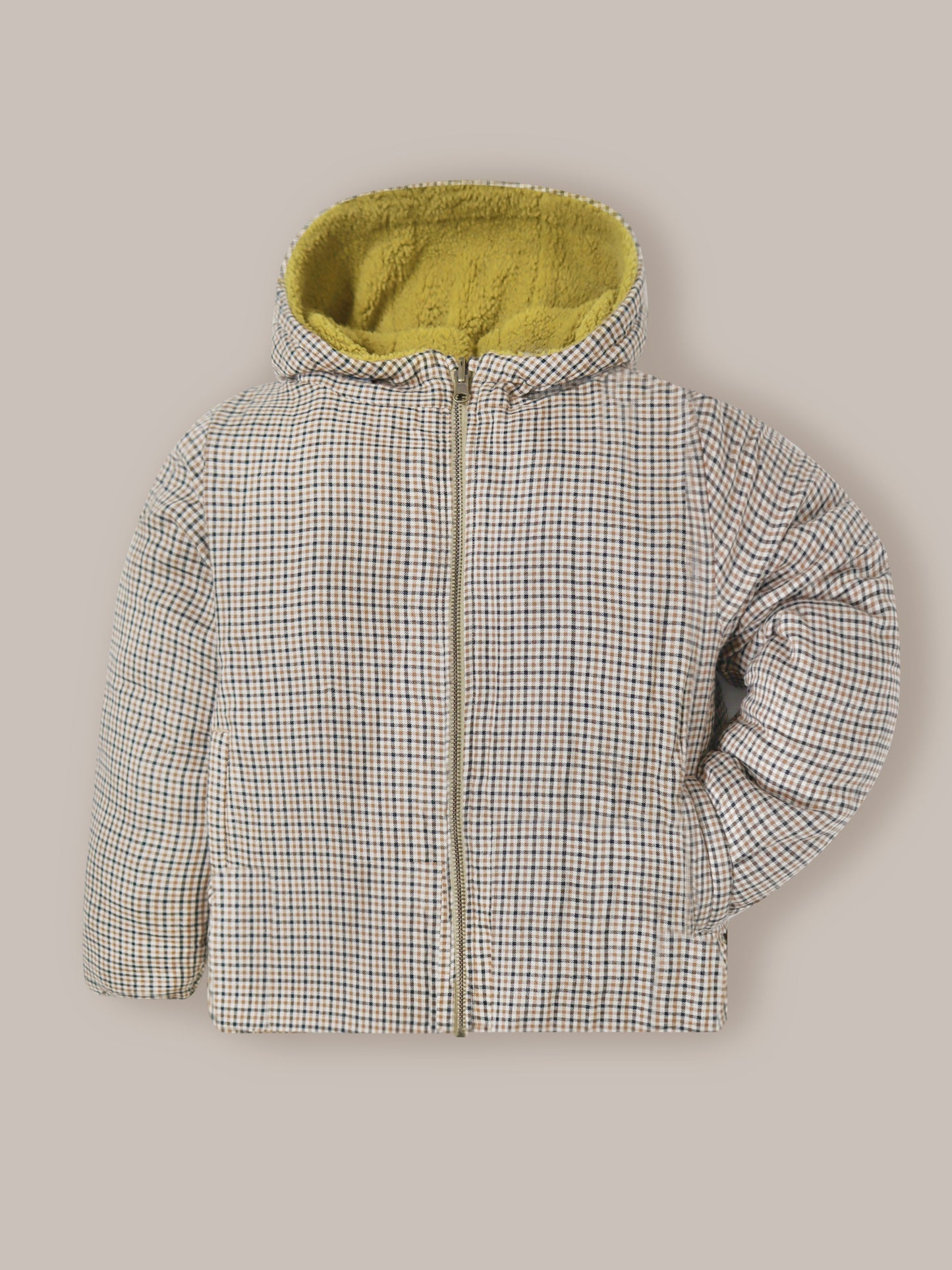 Cherry Crumble Playful Checks Jacket