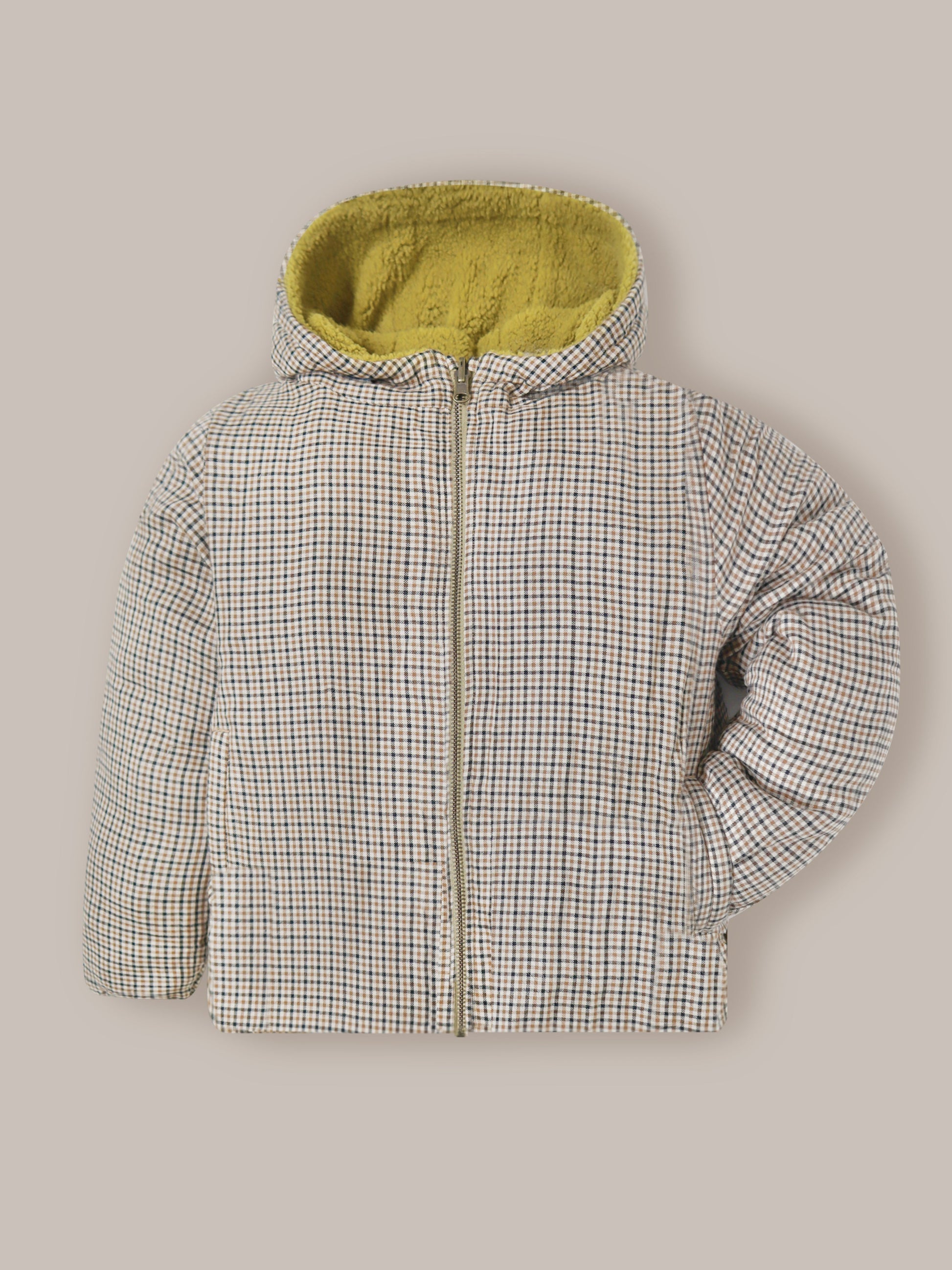 Cherry Crumble Playful Checks Jacket
