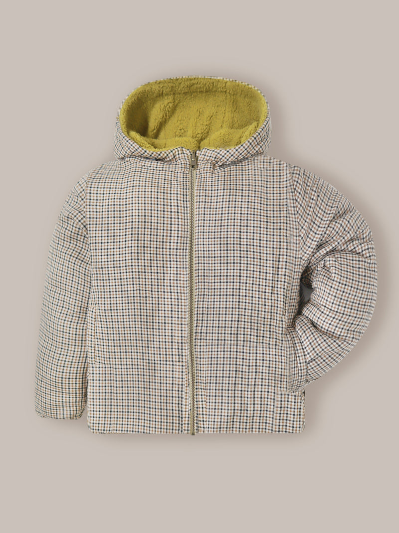 Playful Checks Reversible Jacket