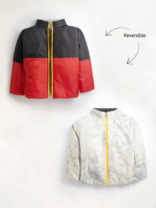Cherry Crumble Multicolor Happy-Luxe Reversible Jacket