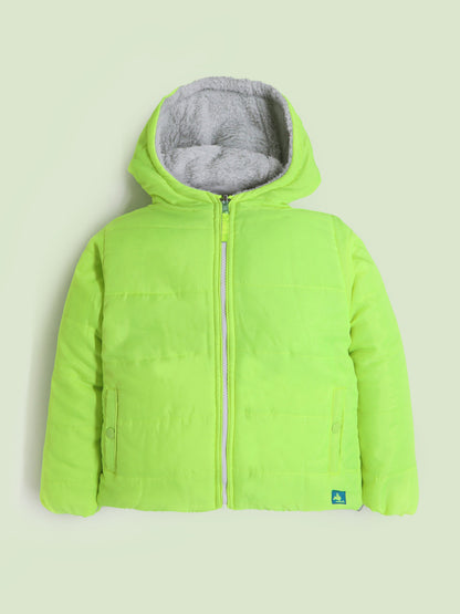 Cherry Crumble Green & Grey Sweet-Classic Reversible Jacket